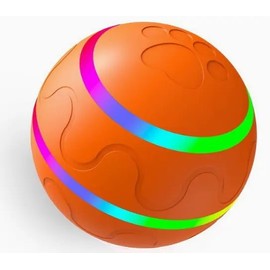 SZMDLX Magic Ball Hund, Automatischer Hundespielzeug Ball mit LED-Leuchten,Hüpfender、Rolle Interaktiver Hunde Ball Wiederaufladbares Hundespielzeug für Mittlere und Große Hunde