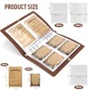 Seed Storage Organizer, Seed Packet Organizer Binder with 80Pcs Garden
