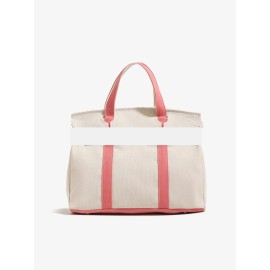 High End Eco Friendly Large Capacity Boat Navy Tote Fashion Waterproof Canvas Handbags Travel Luxury Women Work Canvas Tote Bagcolor: White