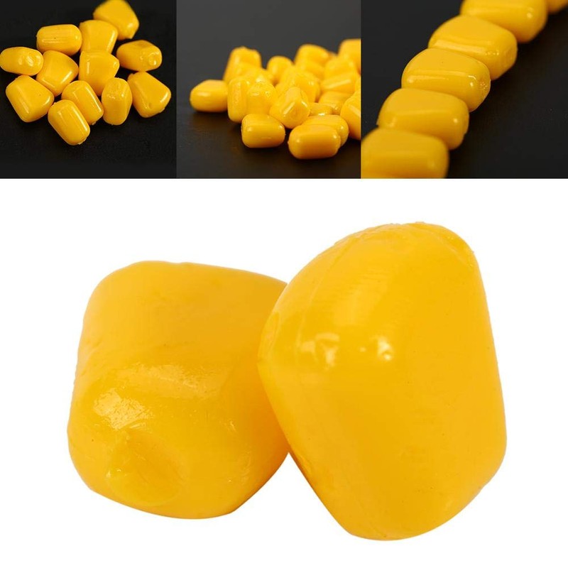 Fake Soft Corn Lures, 50Pcs Artificial Corn Floating Carp Baits