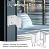 NIIIYTYB 4 Sets RV Sliding Door Latch Clear Mirror Closet