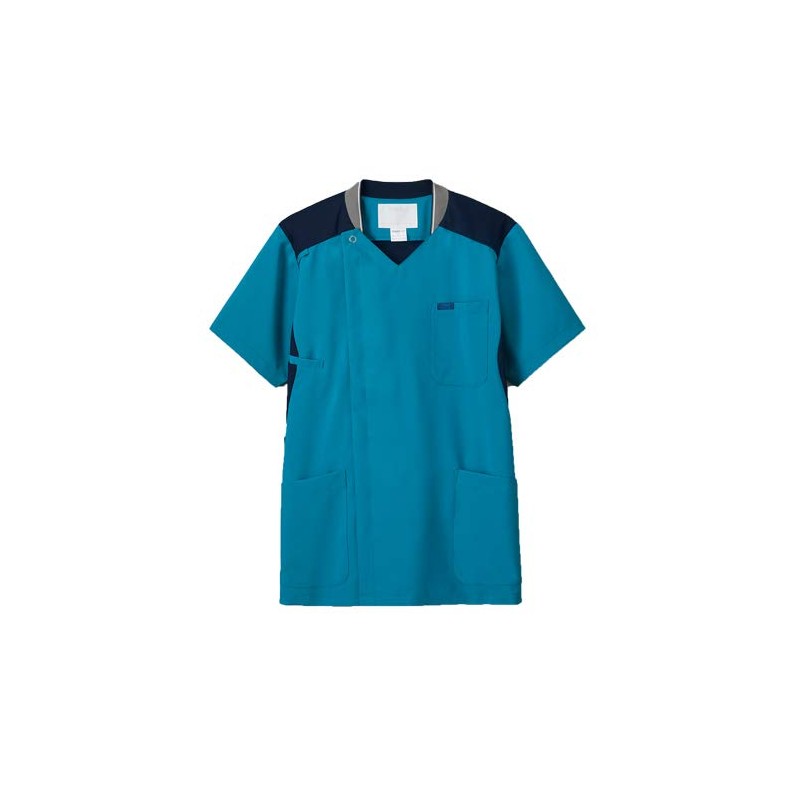 Fork 7044SC Zip Scrub, Men's, Knit, Sweat Absorbent, Quick Drying,