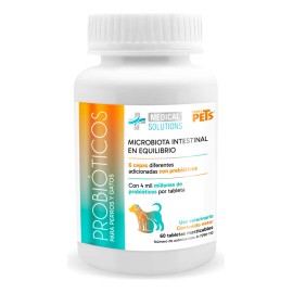 Probiótico Para Perro Probiotico En Tableta Masticable 60 Pz