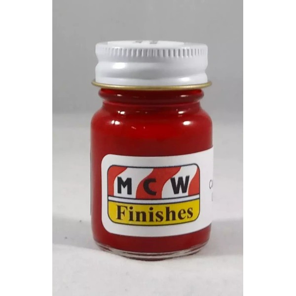MCW Finishes 6630E Candy Apple Red Enamel Model Paint for