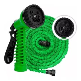 Espinope Manguera Expandible Compacta Retractil Jardín Con Pistola
