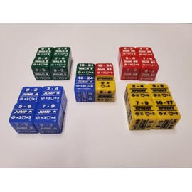 Battletech Alpha Strike Movement Modifier 20 Dice Bundle: Color Coded Walk Run Jump & Sprint Dice