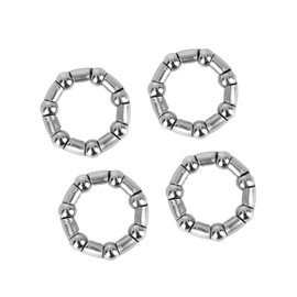 A ABSOPRO 4 pieces ball ring ball bearing headset headset ball ring steel ball ring 37 mm item replacement