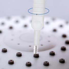 Shower Head Cleaning Brush, Shower Head Cleaner Tool Tiny Anti Clogging Cleaning Brush Shower Head Cleaning Brush for Small Hole Gap Crevice Nozzle