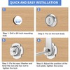 Cylinnda Extra-Long Cam Locks, 2-1/8 Inch, Keyed Alike, Set of