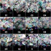 Teenitor Maquillaje Brillo Holográfico 12 Pzas Uñas Cabello Y Cuerpo