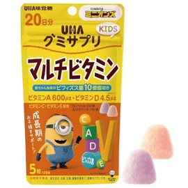 UHA味覚糖 UHAグミサプリKIDS ミニオン 20日分 (マルチビタミン)