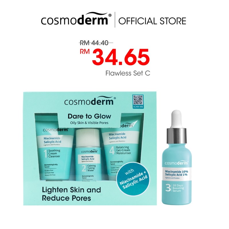 Cosmoderm Niacinamide 10% Salicylic Acid 1% 28 Days Boosting Serum