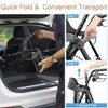 Soundfuse Rollator Walkers with Seat for Seniors, Foldable 8" Big