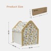 Wooden Kids Play Tent, Indoor Canvas Playhouse for Toddlers