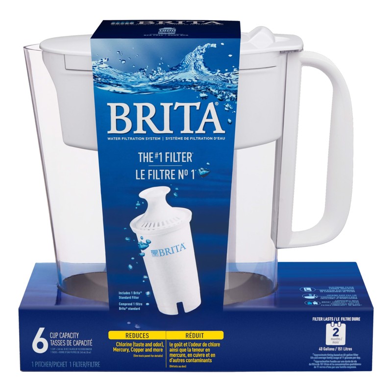 Brita Water Filter Pitcher for Tap and Drinking Water with
