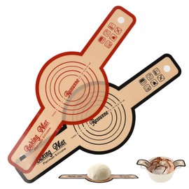 2 Colors Silicone Bread Sling for Dutch Oven, Essential Sourdough Bread Baking Supplies, Reusable Non-Stick Silicone Baking Mat, Perfect for Easy Sourdough Bread Transfer and Baking