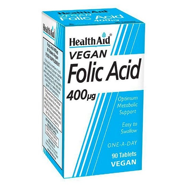 Health Aid Folic Acid 400µg 90 tabs