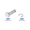 sourcing map 10Set M6x20mm 304 Stainless Steel Cylindrical Shaft Snap