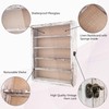 Hodeframe Shadow Box Frame with Removable Shelves, White 11x14 Deep