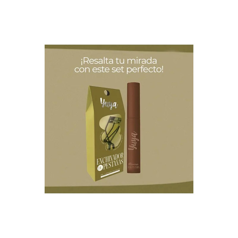 Rizador + Mascara De Pestañas Yuya 10 Aceites Tono A