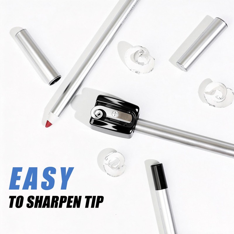 Waterproof Eyeliner Pencil, Smudge-Proof & Long-Lasting, Creamy Gel Texture Glides