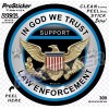 ProSticker.com ProSticker 309 (One) 4" In God We Trust Support