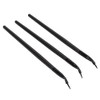 Bent Eyeliner Brush, 3pcs Pro Makeup Ultra Fine Angled Gel