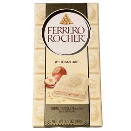FERRERO BEST BY 4/13/2024 Ferrero Rocher White Chocolate Hazelnut Bar 3.1 OZ NEW SEALED