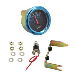 Neeseelily Ammeter Gauge Amp Meter Gauge A0NN10670A Compatible with Ford/New Holland 2N 600 700 800 8N 900 9N Jubilee NAA Case IH Tractors 54 464 574 674 2400A Allis Chalmers Tractor 170 175 180 185