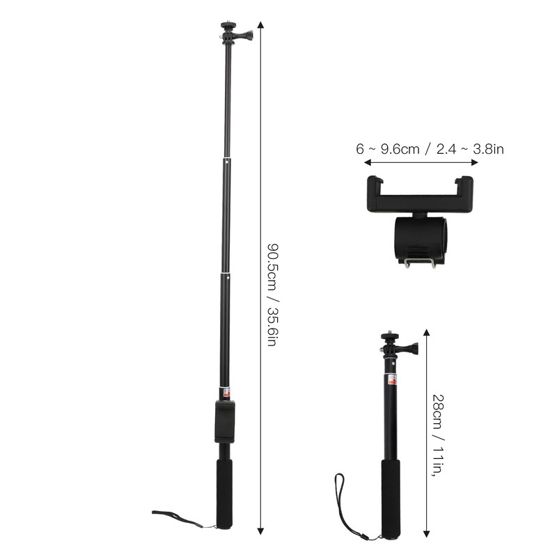 Monopod Selfie Stick Sports Camera Phone Selfie Stick Accessory Fit