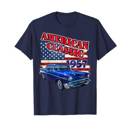 1957 57 chevys bel air classic vintage muscle car T-Shirt