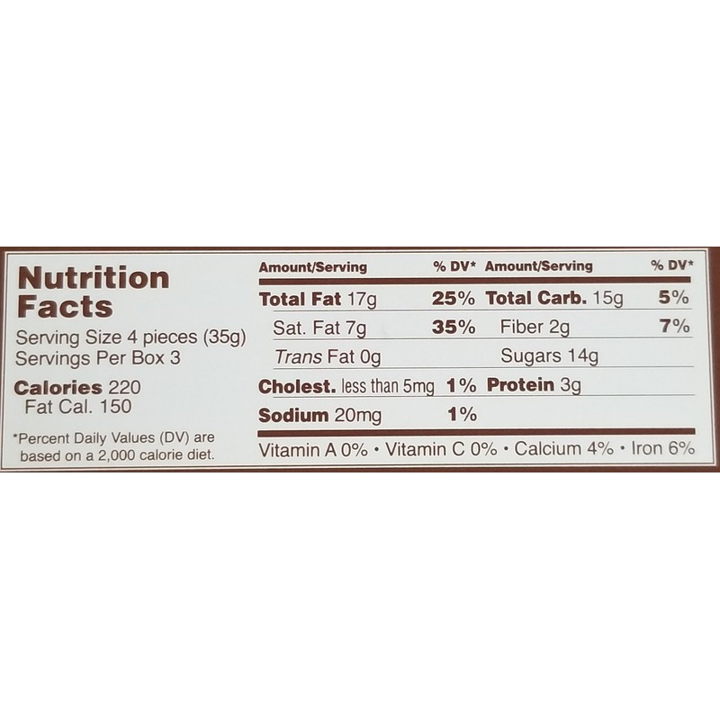 Ferrero Mon Cheri Hazelnut Chocolates 12 pieces (2 Packs)