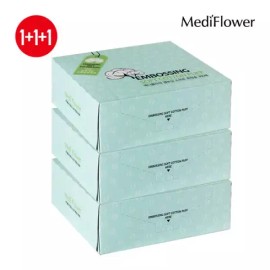 MediFlower [메디플라워] 엠보싱 소프트 화장솜 300매x3 [Mediflower] Embossed Soft Cotton Pads 300 Sheets x 3