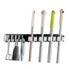 Mop Holder With Hooks Broom Holder Drilling & Nail-free Wall