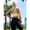RUNNING GIRL High Impact Sports Bras for Women,Crisscross Back Seamless