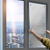 No-Drill Detachable Living Room Window Sunshade Pad 100cm 100cm