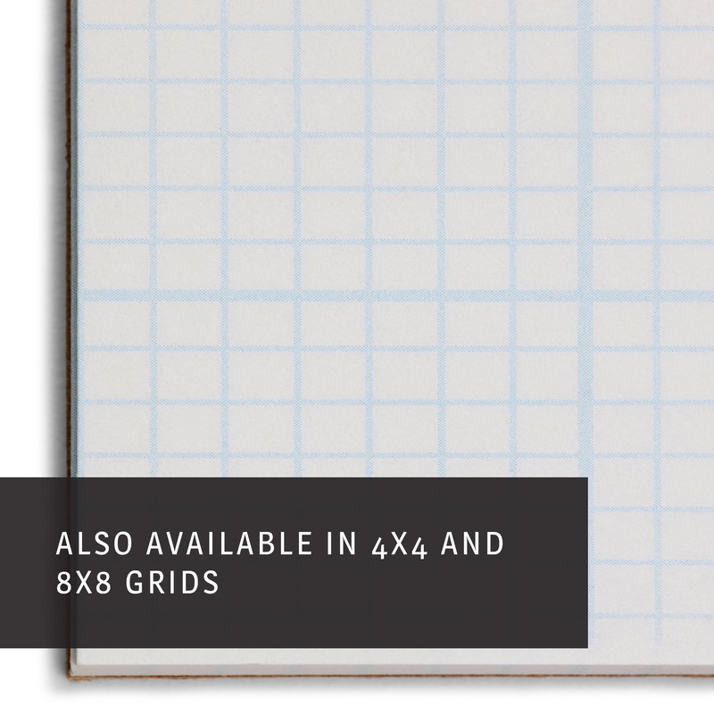 Bienfang Designer Grid Graph Paper Pad, 10x10 Cross Section, 8.5