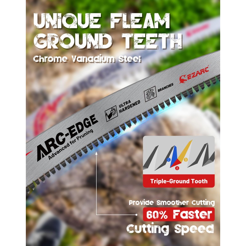 EZARC Japanese Teeth Reciprocating Saw Blades 12 Inch, Arc Edge