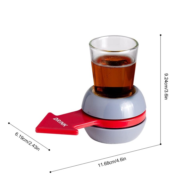 CRETVIS Shot Spinner Spin The Shot Fun Drinking Game Spin