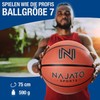 NAJATO Sports Basketball - Basketball Size 7 Including Ball Pump