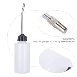 10 Pack Sewing Machine Oil Dispenser Oiler,120ML Plastic Sewing Machine Oil Bottle with Long Angled Spout Sewing Machine Oil Dispenser for Household Sewing Appliances