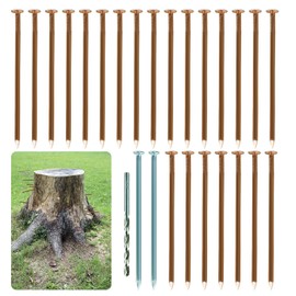 Solid Pure Copper Nails Spikes for Killing Trees Stumps Roots with Steel Nails/Drill Nails 26 Count