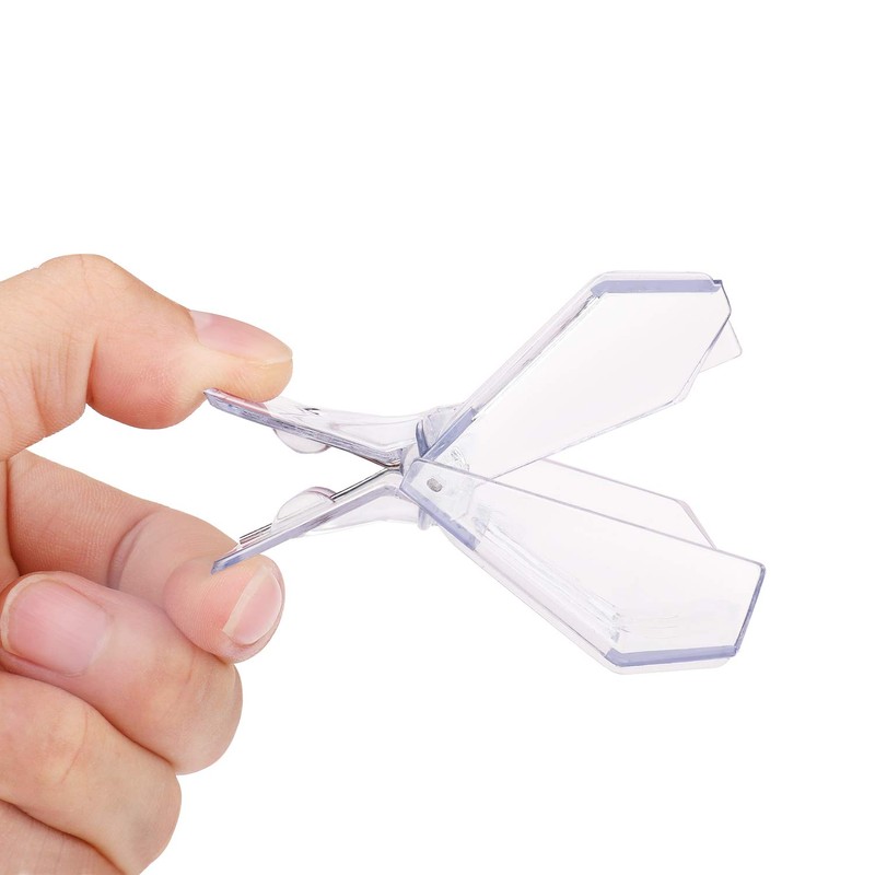 Flexzion Queen Bee Cage (5 pcs) Transparent Plastic Clip Catcher