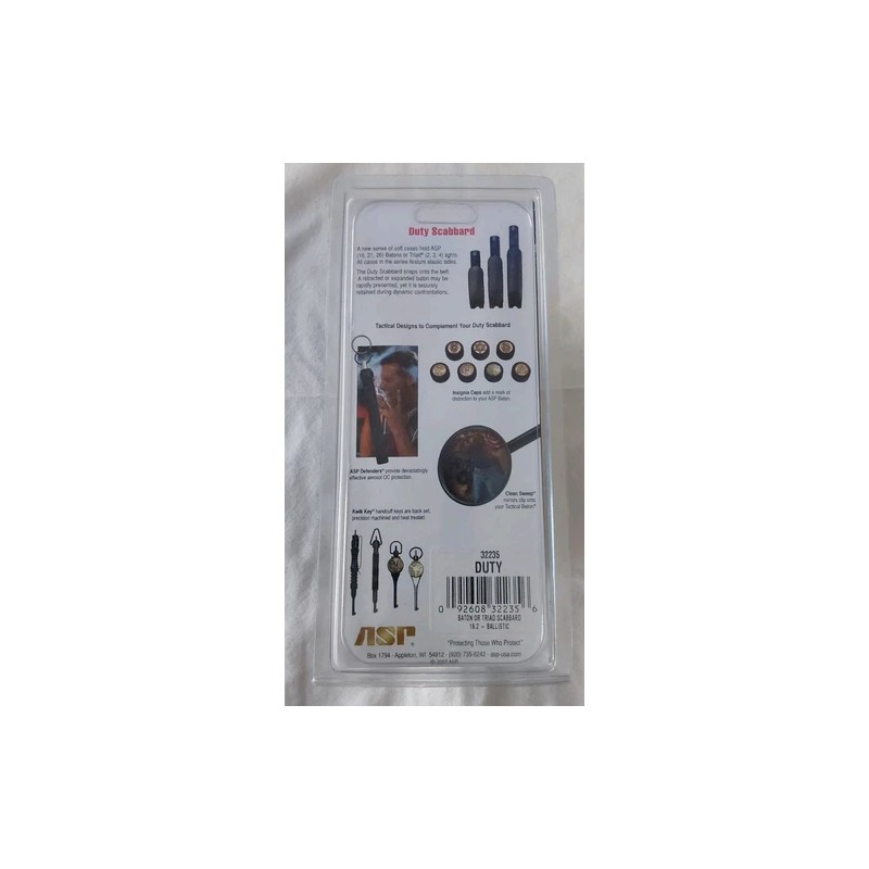 ASP 32235 Duty Scabbard-Baton Or Triad Black Nylon Ballistic **NEW