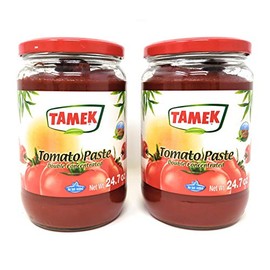 Tamek Tomato Paste Double Concentrate (2 Pack, Total of 1400g)
