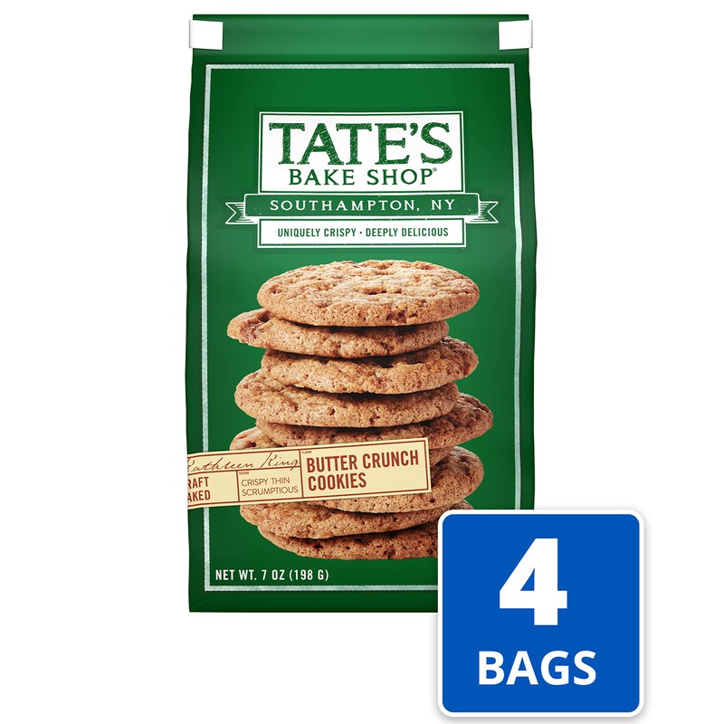 Tate's Bake Shop Butter Crunch Cookies, 7 oz