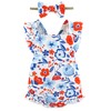 Infant Baby Girl Clothes 4th of July Girls Outfits Romper