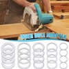 Limnyves 20 Pcs Saw Blade Bushing Set Saw Blade Adapter