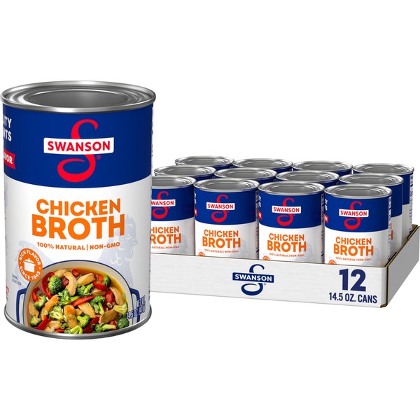 SWANSON S Swanson 100% Natural, Gluten-Free Chicken Broth, 14.5 Oz