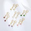 XUPING Hoop Earrings for Women Trendy Dangle Crystal Small Huggie
